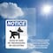 Signmission Dogs In Yard No Trespassing Sign, Vinyl Decal, 7in W x 10in L, 2PK OS-2PACK-NS-D-710-V-11441 - alternate 4